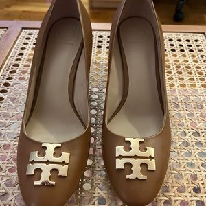 Tory Burch Laura Royal Pump Royal Tan/Gold